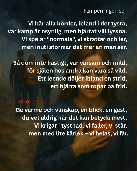 Kampen ingen ser d
